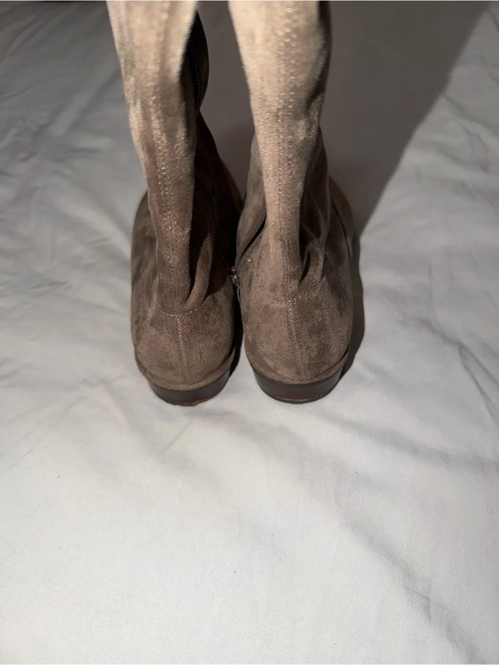 Over-the-Knee thigh high Boot in Taupe